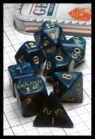 Dice : Dice - Dice Sets - Crystal Caste 2016 Gen Con Commemorative Inky Blue in Tin - Gen Con Aug 2016